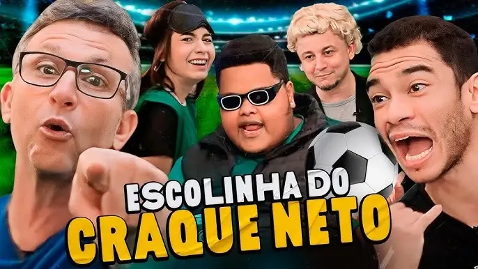 Uma montagem destacando Craque Neto, Sofia Santino e Igor Guimarães