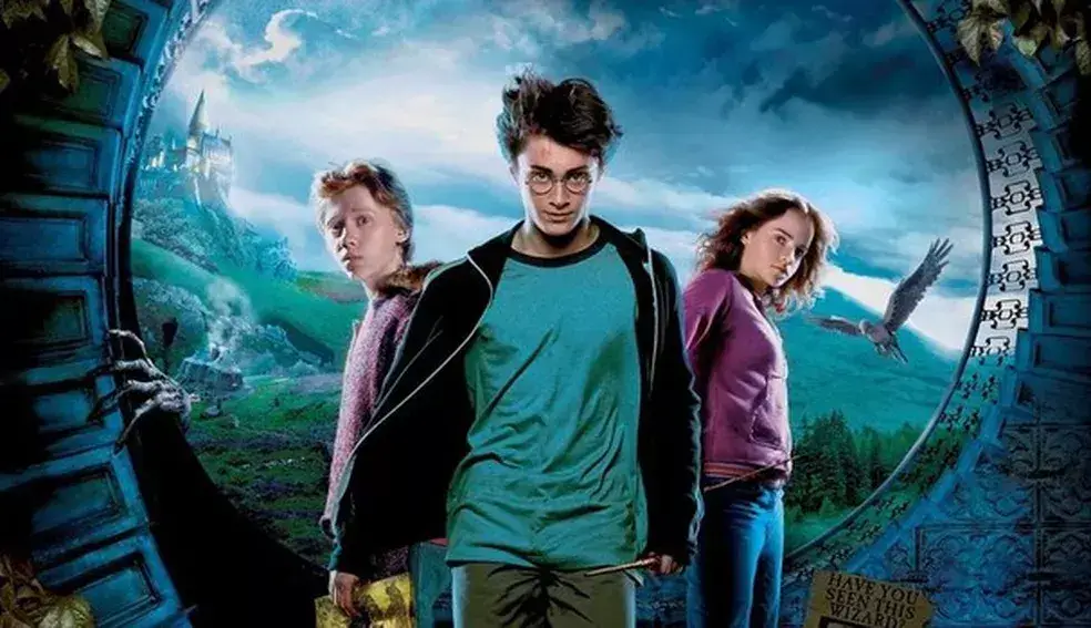 Rony, Harry e Hermione aparece em pôster promocional de Harry Potter e o Prisioneiro de Azkaban.