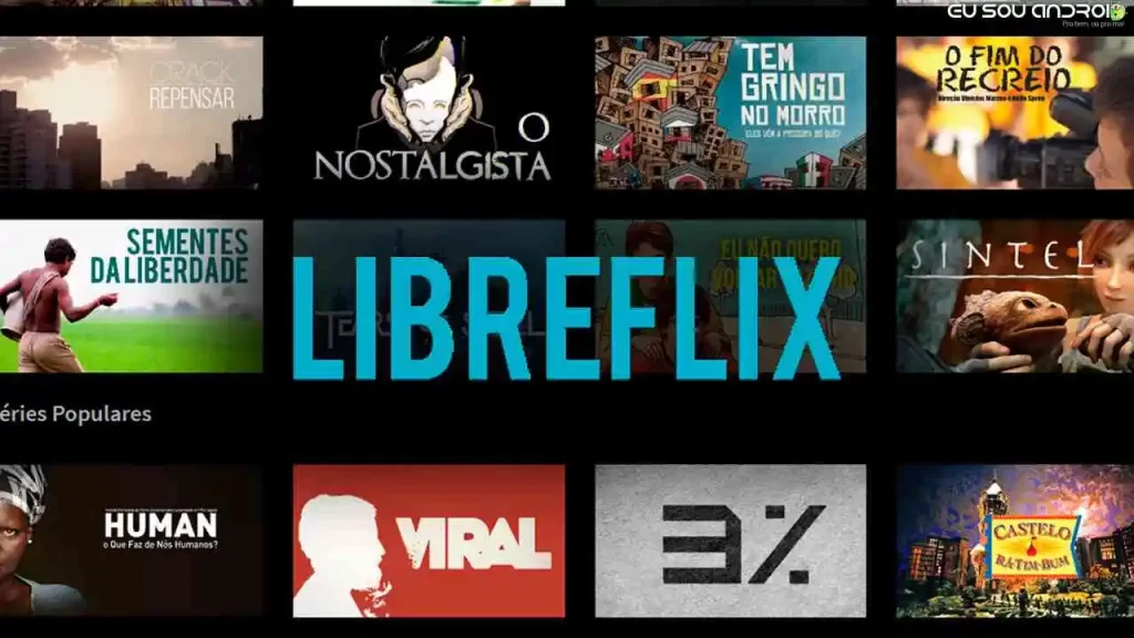 Logo da Libreflix em top streamings grátis.