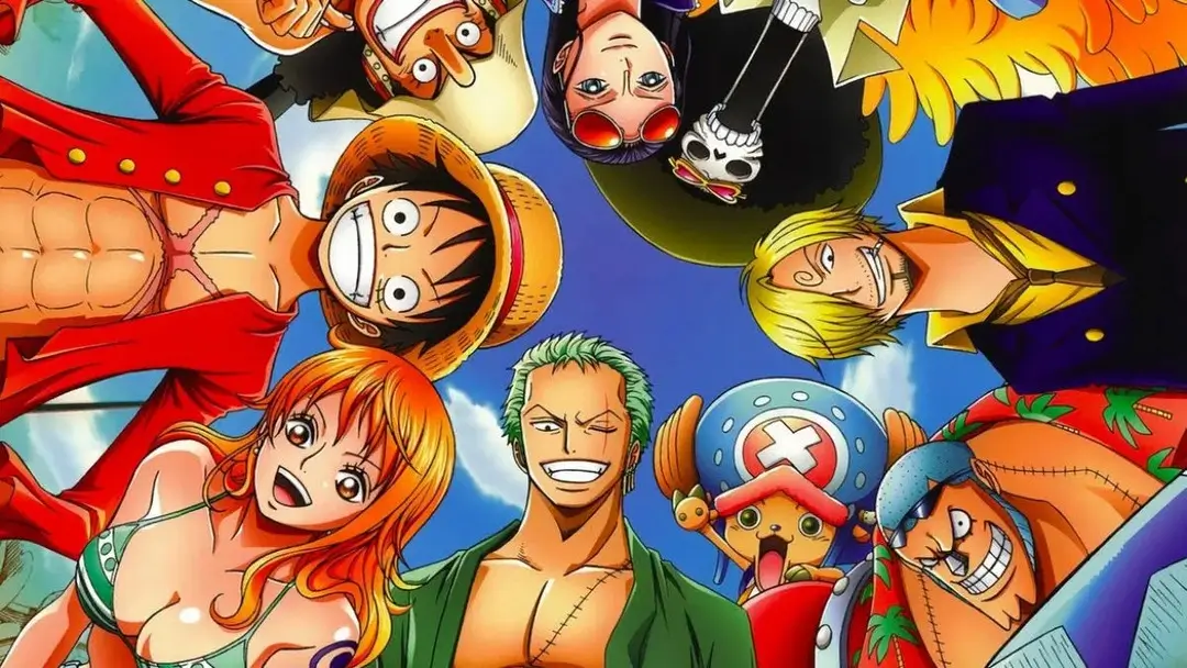 O grupo de One Piece reunido. Post One Piece Cronologia e Onde Assistir.